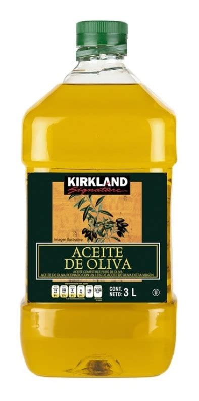 Aceite Comestible Puro De Oliva Litros Kirkland Signature Ideahaus