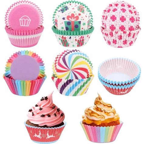 Pi Ces Caissettes Cupcake Papier Pour Muffins Moules Cupcakes En