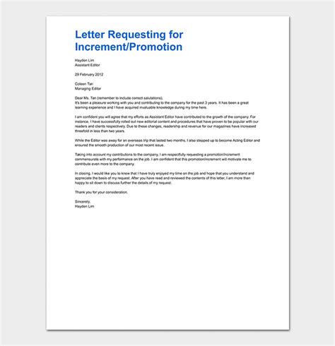 How Do I Write A Letter Asking For Consideration Onvacationswall