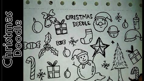 Easy Christmas Doodle Art 🎄🎄 Natal Doodles Youtube