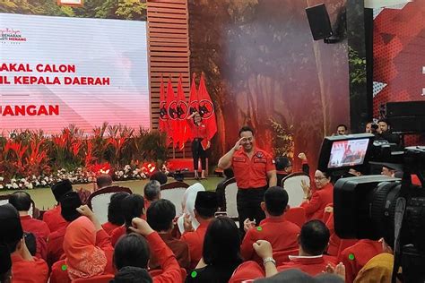 Andika Perkasa Hendrar Prihadi Resmi Diusung PDI P Pada Pilkada Jateng