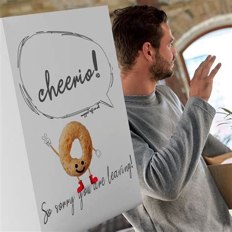 Leaving Card Cheerio Cute Leaving Cards So Sorry You Are Leaving