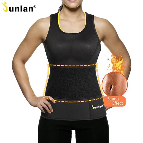 Buy Junlan Shaper Women Waist Trainer Sauna Vest Neoprene Slimming Shapewear