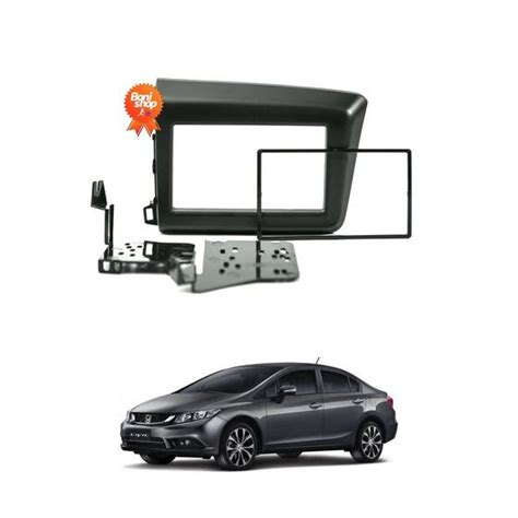 Moldura Painel Din Honda Civic Grafite Mp Expex