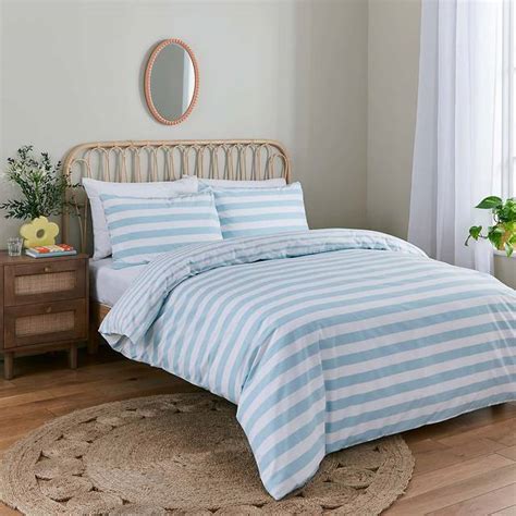 Dunelm Duck Egg Duvet Cover Blue • See Best Price