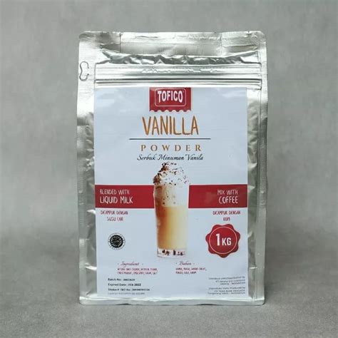 Jual Tofico Powder Vanilla 1000 G Shopee Indonesia