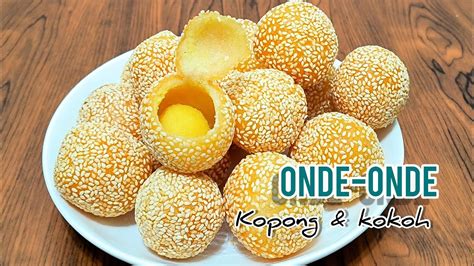 Resep Onde Onde Kacang Hijau Anti Meletus Kopong Kenyal Lembut Youtube