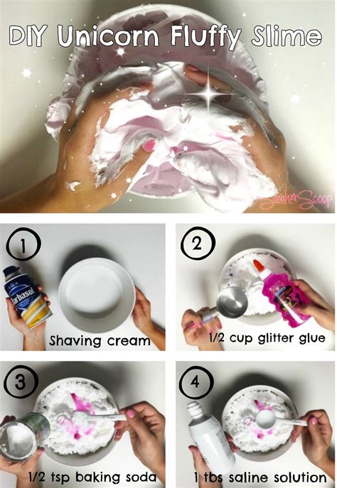 Diy Unicorn Fluffy Slime Tutorial With Video Sarah Scoop