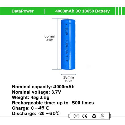 Li Ion Battery High Capacity 18650 Battery 3000mah Consumer Electronics Solar Energy Storage