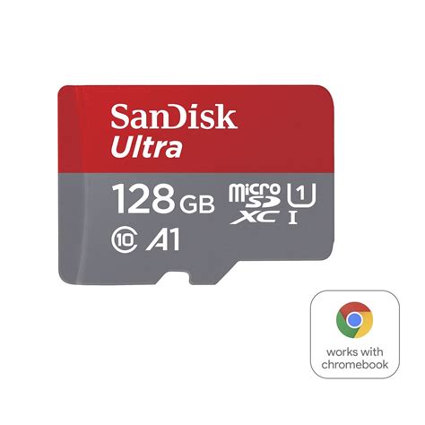 Carte M Moire Microsd Sandisk Ultra A Go Gris Et Rouge Carte