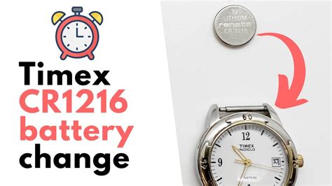 Timex Cr Cell Battery Replacement How To Replace The Watch