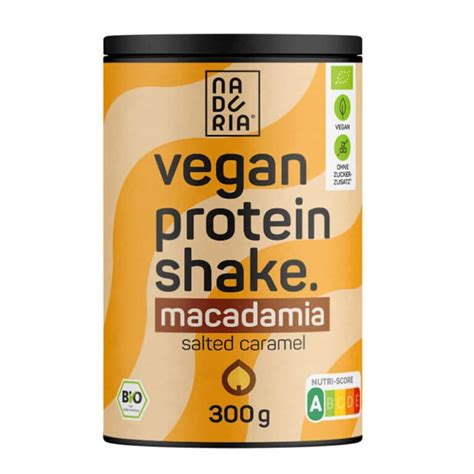 Bio Vegan Protein Shake Macadamia Salted Caramel G Naduria