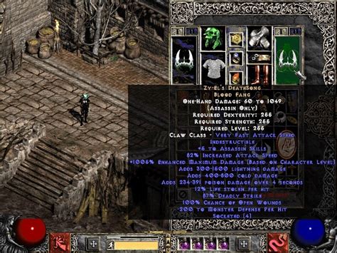 So You Wanna Be An Assassin Image Zy El Trial By Fire Mod For Diablo Ii Lord Of