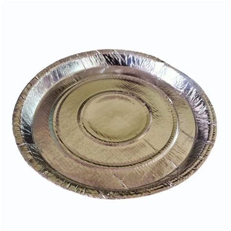 Inch Sliver Paper Plate At Rs Piece Silver Foil Paper Plates