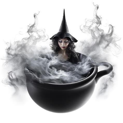 Premium AI Image | Witch halloween and cauldron