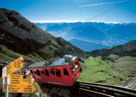 Pilatus Railway – the world's steepest cogwheel railway • Historical Site