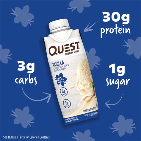 Quest Nutrition Ready To Drink Vanilla Protein Shake 11 Fl Oz 325ml Per Unit Proteinbar Qatar