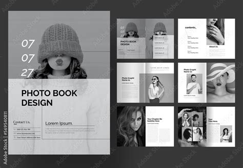 Photo Book Design Template Stock Template Adobe Stock