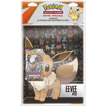 Pack cahier range cartes et booster Pokémon Soleil et Lune 11 Modèle