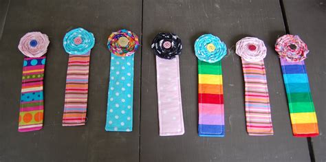 good   heart fabric bookmarks