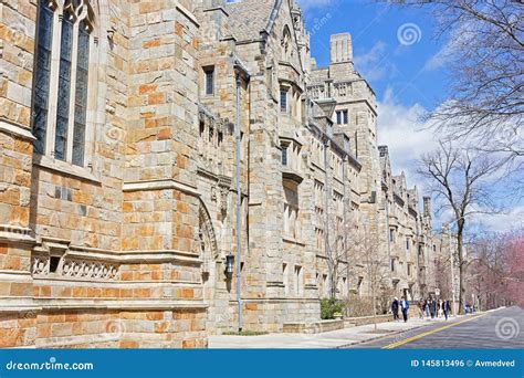 Yale University Campus at Spring. Editorial Photo - Image of yale, architecture: 145813496