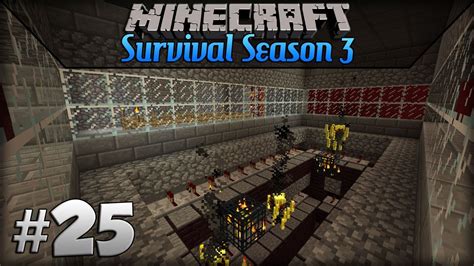 Minecraft Survival Season 3 Episode 25 Dual Blaze Farm YouTube