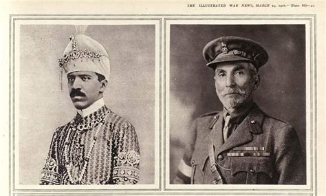 Left The Nizam Vii Mir Osman Ali Khan Of Hyderabad And Right