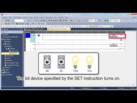 5 Ladder Logic Programming Sequence Instructions MELSEC Tutorial