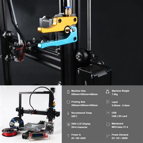 Tevo Tarantula 3d Printer Kit With 2 Free Rolls Of Filament 3d Printers Bay