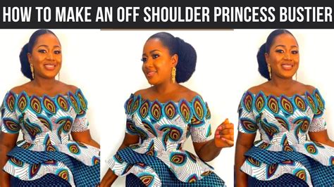 How To Cut An Off Shoulder Princess Bustier Beginners Friendly YouTube