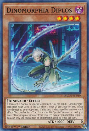 Sell my Dinomorphia Diplos (BACH-EN010) on eBay : YuGiOh Card Prices