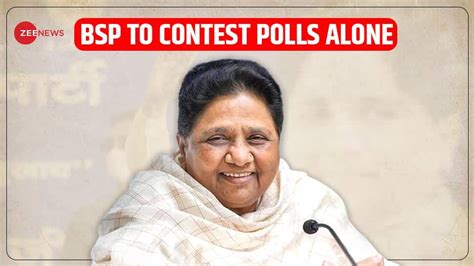 Mayawatis Masterstroke BSP To Contest 2024 Lok Sabha Polls Alone