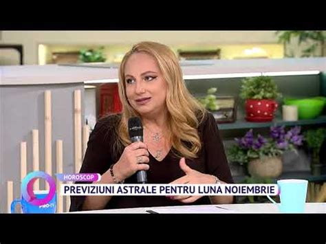 Cristina Demetrescu Horoscop Noiembrie 2022 Taurii Sunt Vedetele