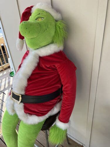 Vtg 60 Life Size Dr Seuss Grinch Stole Christmas Beverly Hills Teddy