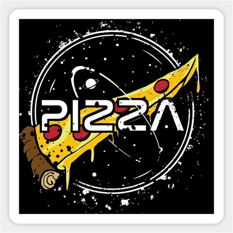 Funny Slice Of Pizza Nasa Parody By Lytm Pizza Art Nasa Art Art Prints