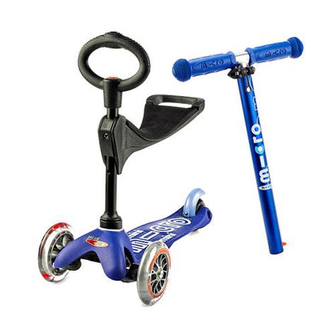 Самокат Micro Mini 3 в 1 Deluxe Синий Micro MMD014, цена 3445 грн ...