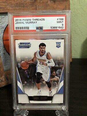 2016 Panini Threads Donruss Jamal Murray Rookie Nuggets PSA 9 Mint