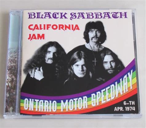 ONTARIO MOTOR SPEEDWAY CD CALIFORNIA JAM 1974 BLACK SABBATH Rare CD