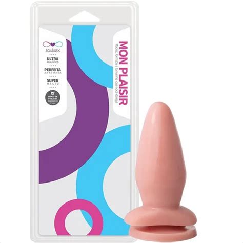 Plug Anal Grande Ventosa Excita Sexo Unissex Lésbica Gay MercadoLivre
