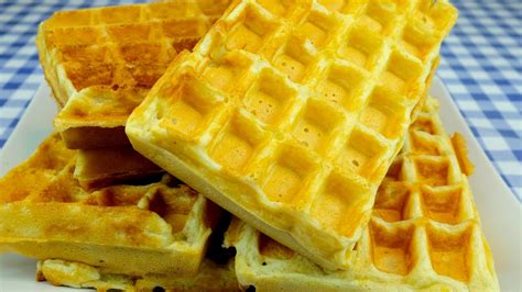 Receita Simples De Waffle Super Fácil Café Da Manhã Youtube