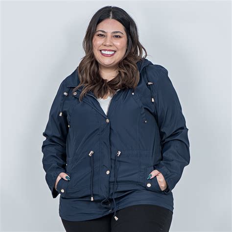 Jaqueta Feminina Plus Size Parka Peluciada Sea Brazil