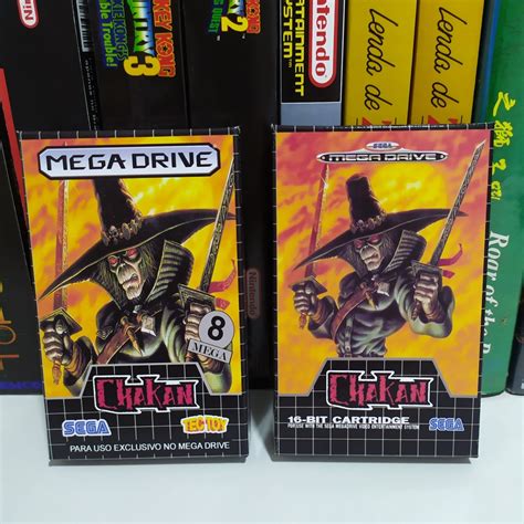 Chakan The Forever Man Mini Box Do Jogo Mega Drive Escorrega O Pre O