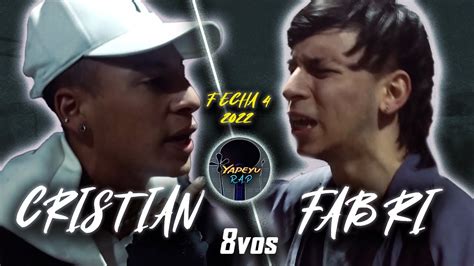 Cristian Vs Fabri Vos De Final Fecha Youtube