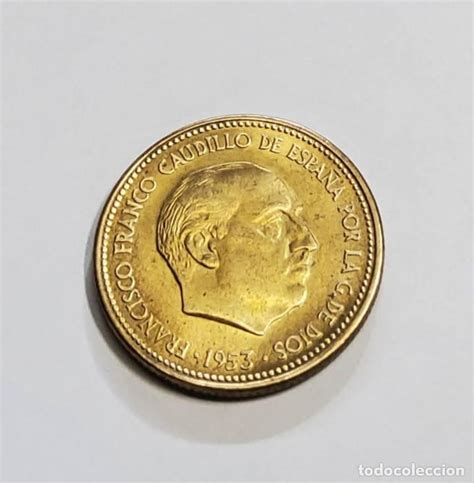 Moneda de 2 5 pesetas de franco del año 1953 es Vendido en Subasta