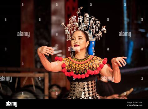 Dance Performance Sarawak Cultural Village Santubong Sarawak Borneo