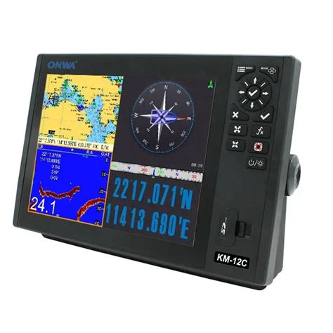 ONWA KM 12X 5 IN 1 12 Inch Marine Marine GPS Chart Plotter Class B AIS