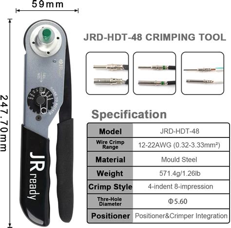 Buy Jrready Jrd Hdt Deutsch Crimper Hdt Solid Contacts