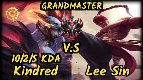 Bgob KINDRED Vs LEE SIN 10 2 5 KDA JUNGLE GAMEPLAY BR Ranked