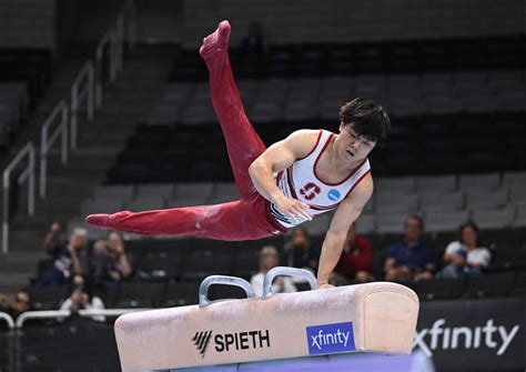 Asher Hong Wins First National All Around Title As College Guys Put On Show At 2023 Xfinity Us