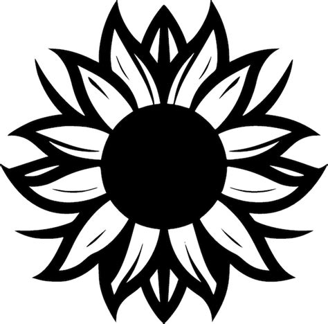 Premium Vector Sunflower Minimalist And Simple Silhouette Vector